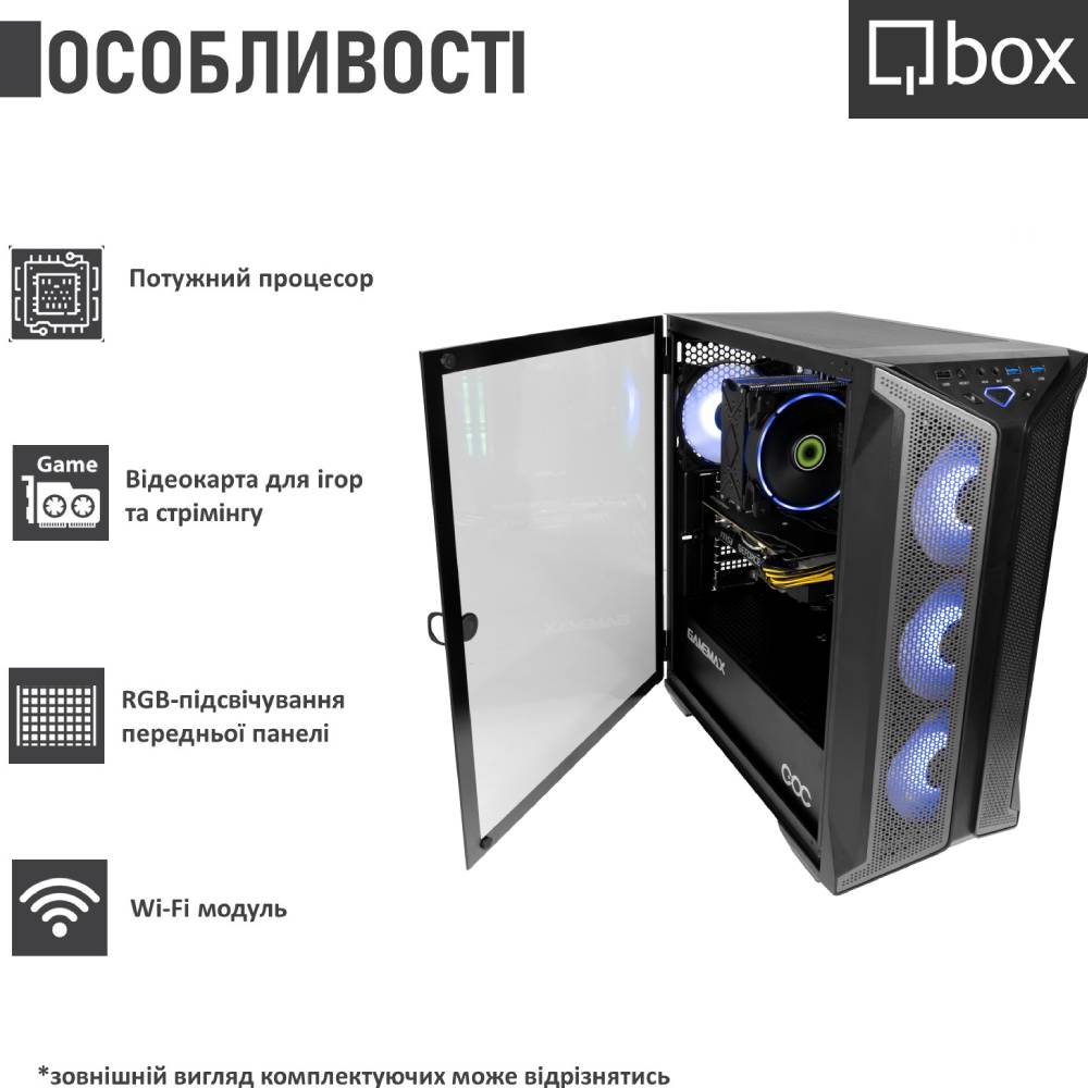 Комп'ютер QBOX I34386 Серія процесора Intel Core i9