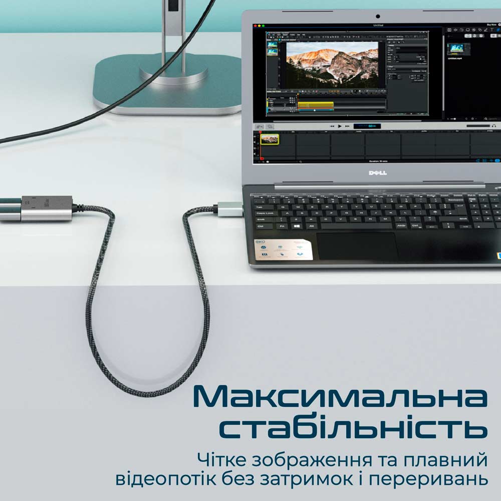 Спліттер Promate MediaSplit-H2 HDMI to 2xHDMI Black (mediasplit-h2.black) Конектори папа-мама