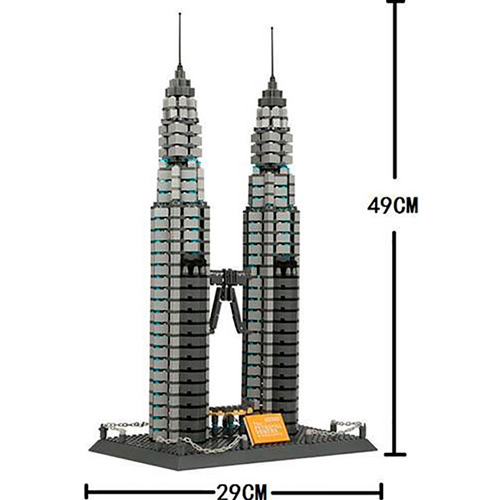 Конструктор Wange Башни Петронас Малайзия (5213) Для кого универсально