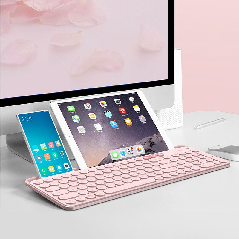 Клавиатура MIIIW Xiaomi MWBK01 Pink Подключение беспроводное