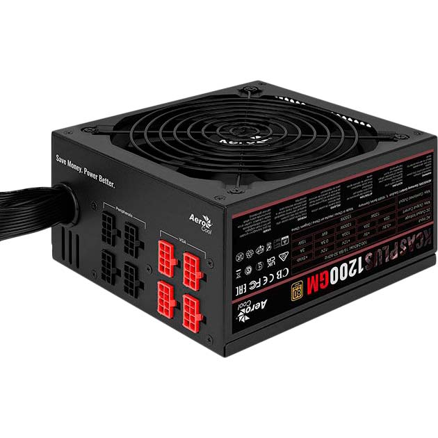 Блок живлення AeroCool KCAS Plus 1200GM 1200W (ACPG-KPK2FEC.12) Форм-фактор ATX