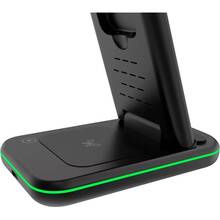 Бездротовий зарядний пристрій CANYON WS-304 3 в 1 QI Black (CNS-WCS304B)
