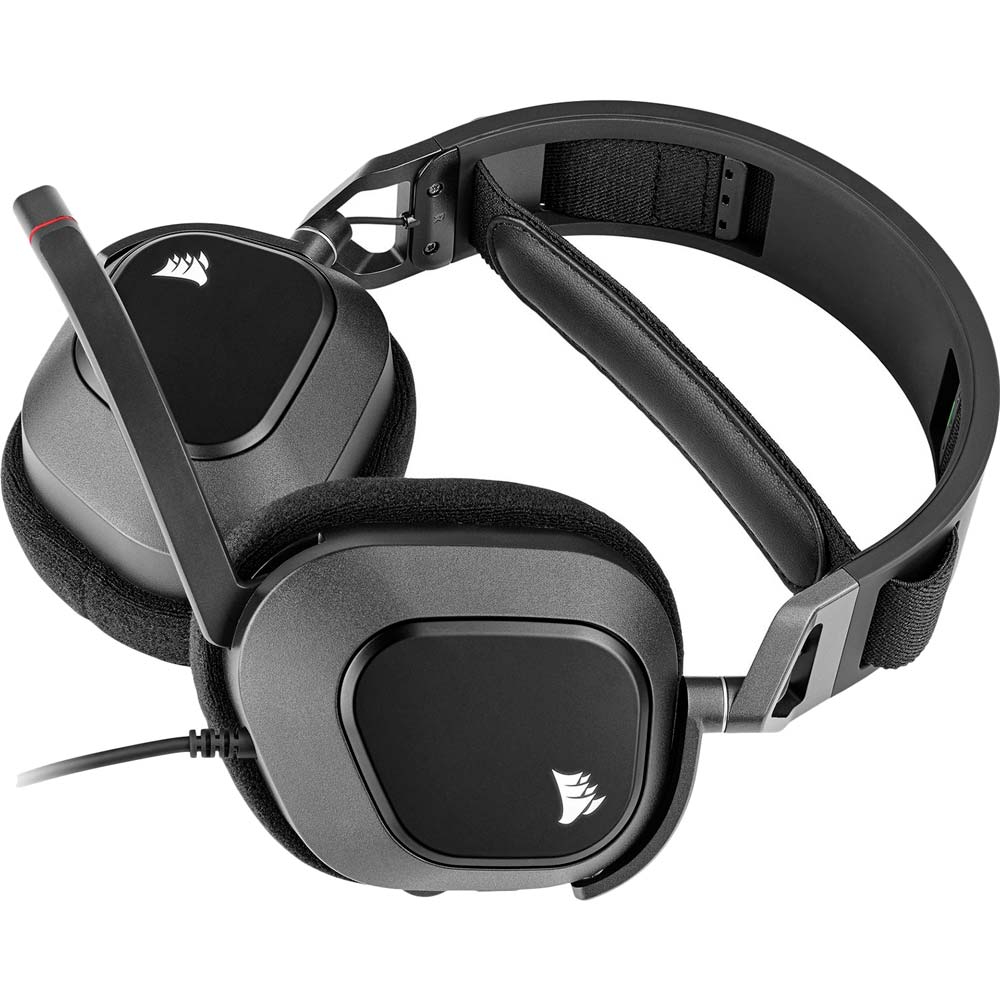 Гарнитура Corsair HS80 RGB Headset Carbon (CA-9011237-EU) Крепление дуга (над головой)