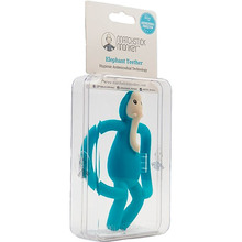 Іграшка-прорізувач Matchstick Monkey Слон Turquoise 11 см (MM-E-001)