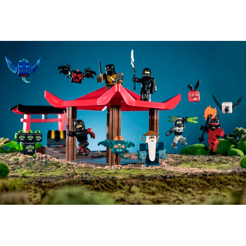 Ігровий набір ROBLOX Deluxe Playset Ninja Legends W10 6 фігурок та аксесуари (ROB0497) Колекційна серія герої ігор