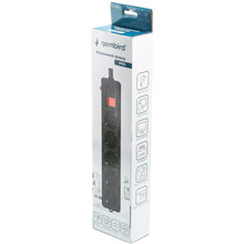 Сетевой фильтр GEMBIRD SPG5-G-6B-PRO 1.8 м Black (SPG5-G-6B-PRO)