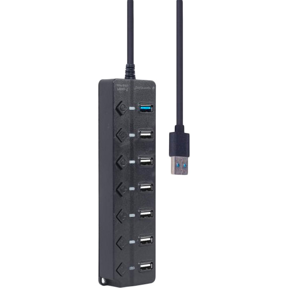 USB-хаб GEMBIRD UHB-U3P1U2P6P-01 Black Интерфейс подключения USB Type-A