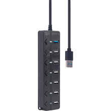 USB-хаб GEMBIRD UHB-U3P1U2P6P-01 Black