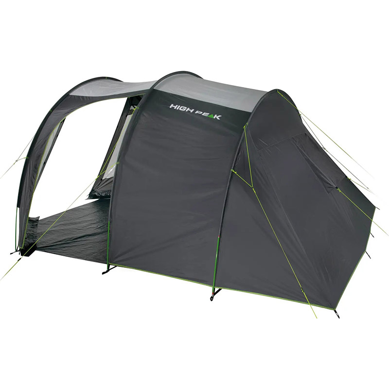 Палатка HIGH PEAK Ancona 4.0 Light Grey/Dark Grey/Green (10244) Кол-во слоев 2