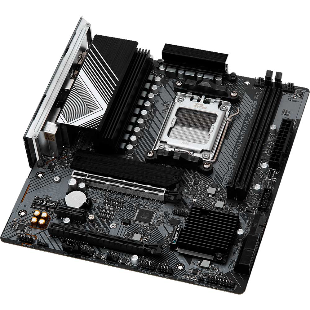 Материнская плата ASROCK B650M-HDV/M.2 (B650M-HDV/M.2) Поддерживаемые процессоры AMD Ryzen 7000 серии