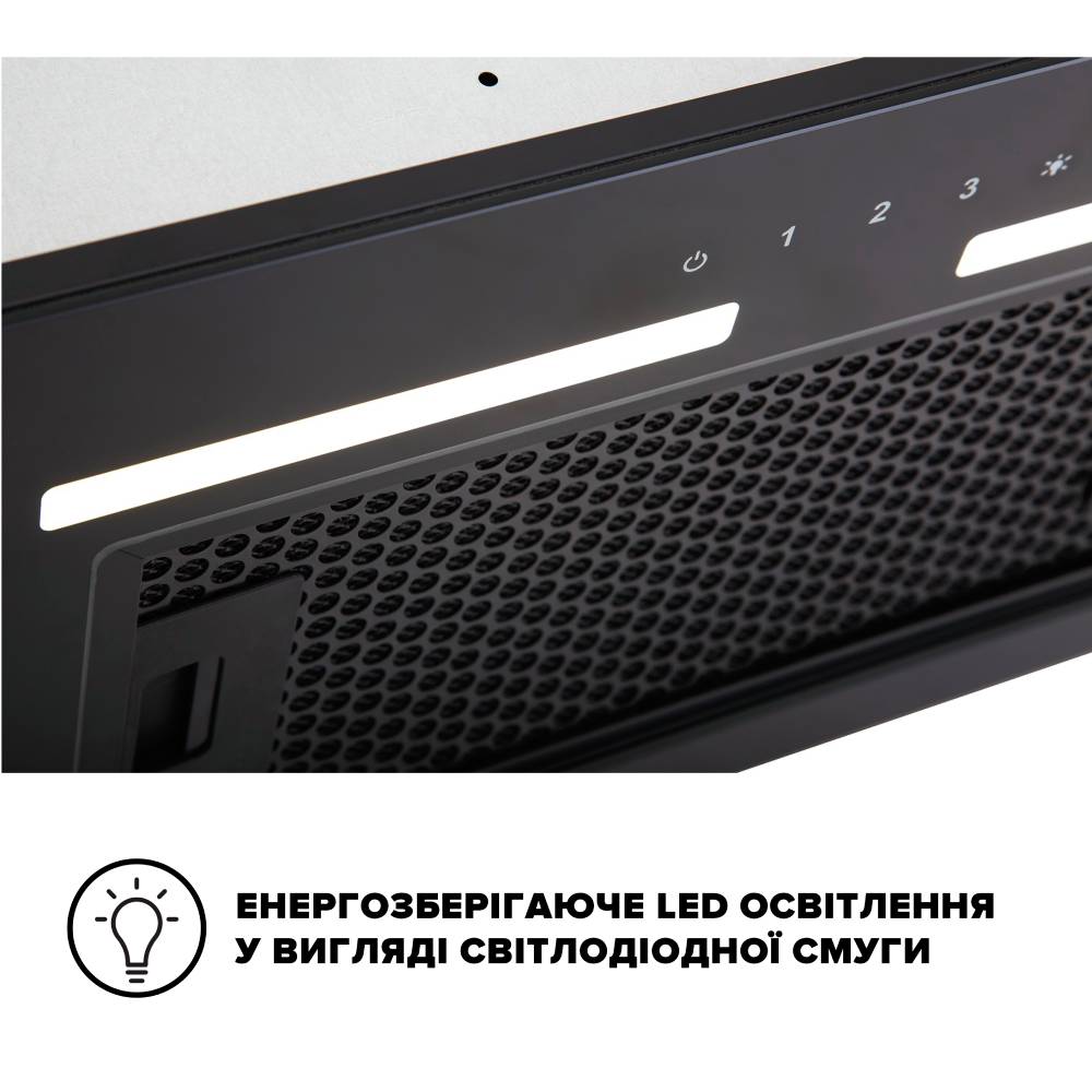 Витяжка INTERLINE SWAY BL A / 60 GL / S Режим роботи циркуляція