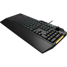 Клавиатура ASUS TUF Gaming K1 RGB 104key USB UA Black (90MP01X0-BKMA00)