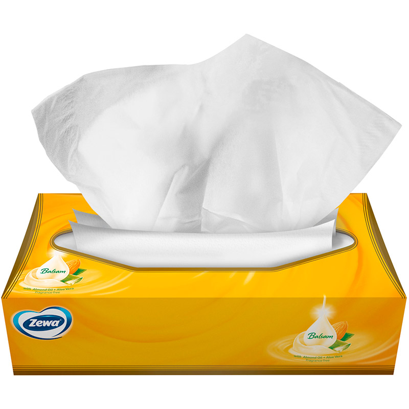 Салфетки косметические Zewa Softis Soft & Sensitive 80 шт (7322540926279) Вид бумажные салфетки 
