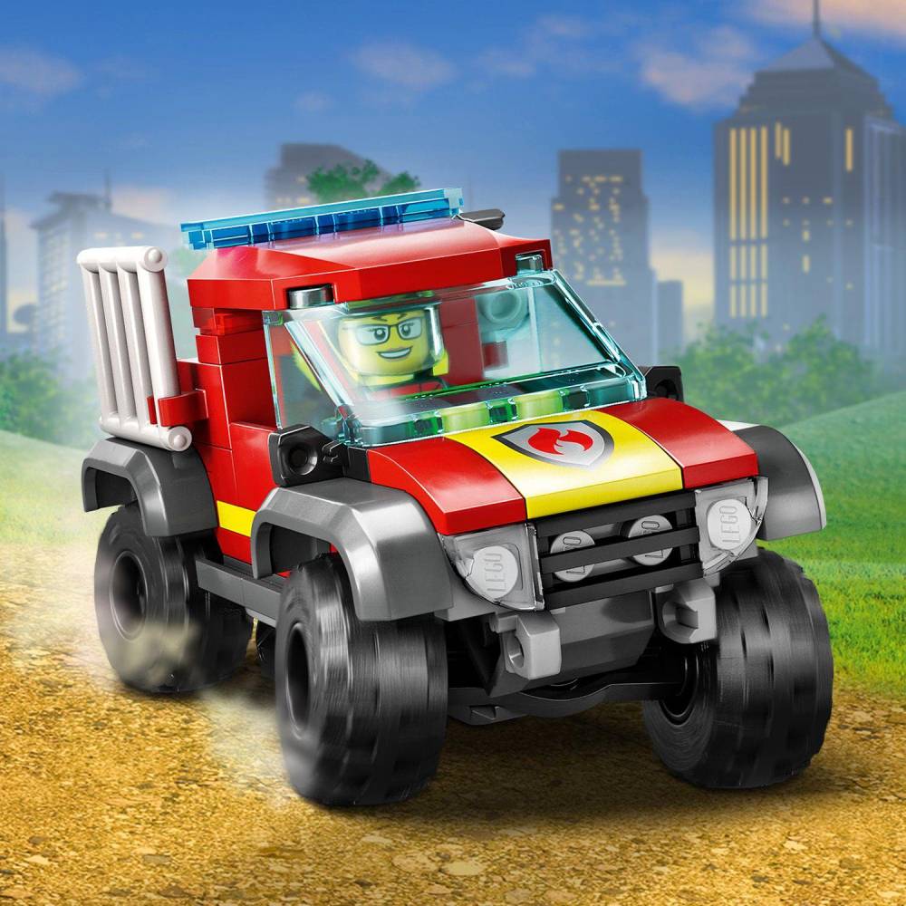 Фото Конструктор LEGO City Fire Пожежно-рятувальний позашляховик (60393)