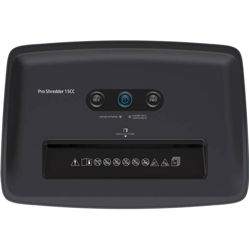 Шредер HP Pro Shredder 15CC, 20 л (2811) Матеріал пластик