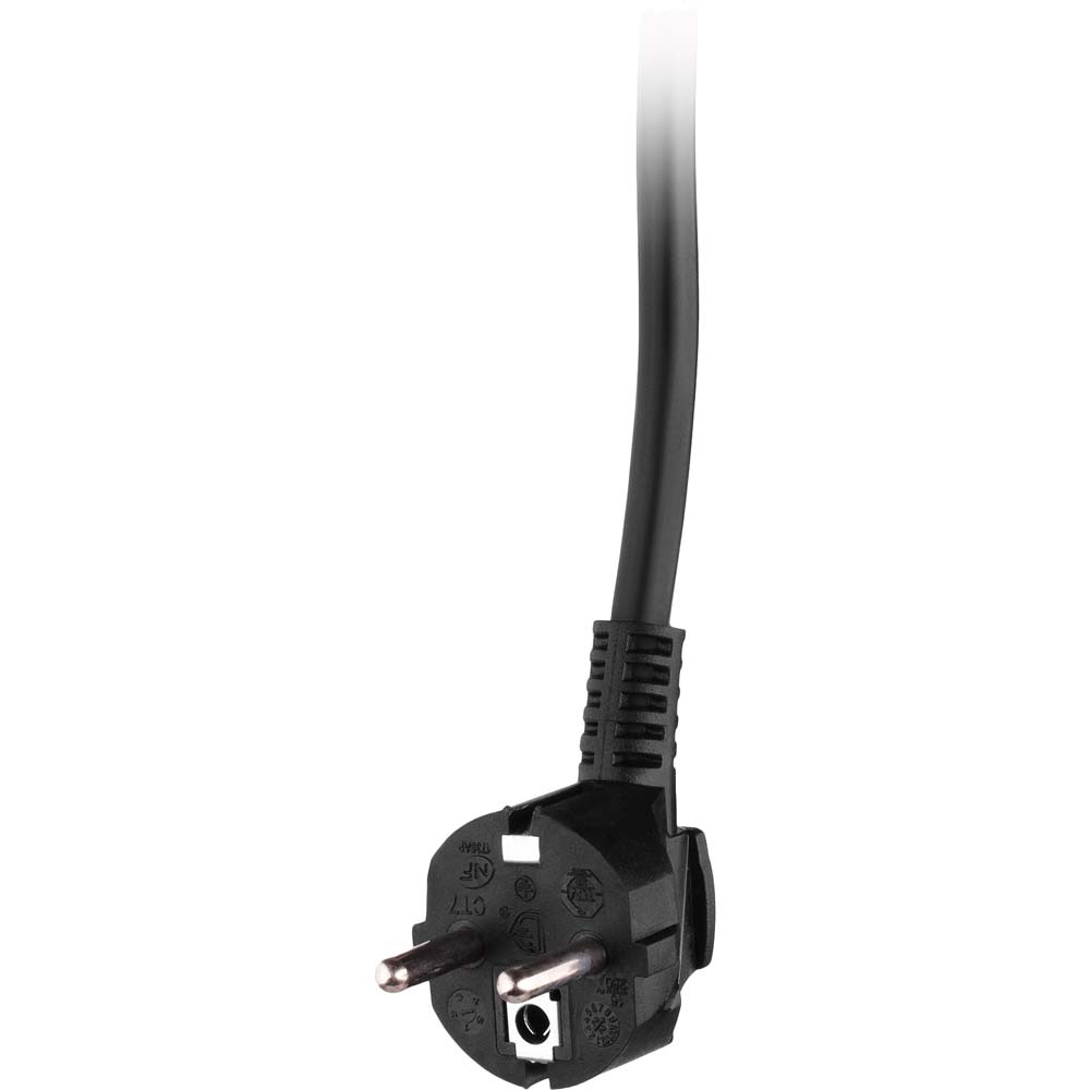 Удлинитель 2E 5 розеток 1.5м 16А 3x1.5мм2 Black (2E-U05ES15M1.5BK) Тип вилки евровилка с заземлением (Тип F) 
