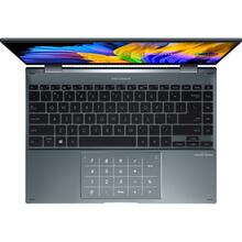 Ноутбук ASUS Zenbook 14 Flip OLED UP5401ZA-KN147W Pine Grey (90NB0XL1-M00810)
