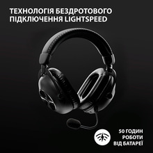 Гарнитура LOGITECH G PRO X 2 LIGHTSPEED Wireless Gaming Black (981-001263)