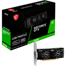 Видеокарта MSI GTX 1630 4GT LP OC (4711377007139)