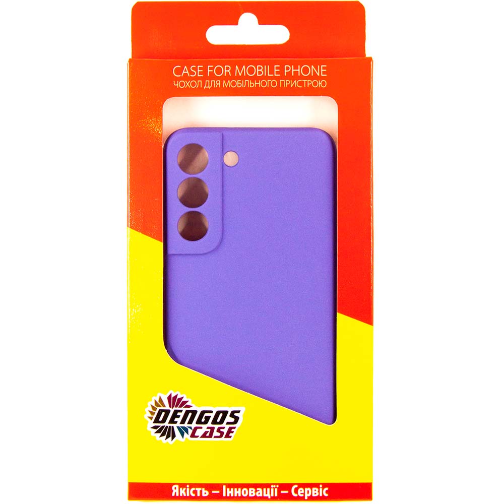 Чохол DENGOS Carbon для Samsung Galaxy S22 Purple (DG-TPU-CRBN-167) Колір фіолетовий