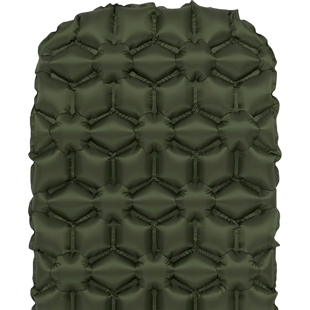 Зовнішній вигляд Килимок HIGHLANDER надувний Nap-Pak Inflatable Sleeping Mat 5 cm Olive (AIR071)