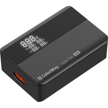 Сетевое зарядное устройство COLORWAY Power Delivery GaN 100W Black (CW-CHS041PD-BK)