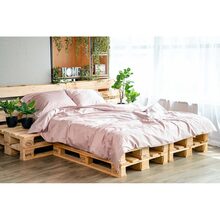 Простынь ARDESTO на резинке Mix&Match 160 х 200 + 30 см пудра (ART1620FSP)