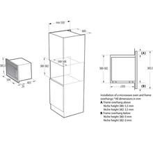 Вбудована мікрохвильова піч HISENSE BIM325GI63DBG (XY925Z)