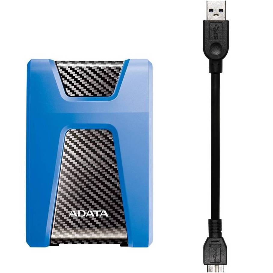 Зовнішній жорсткий диск ADATA 2.5" 2TB (AHD650-2TU31-CBL) Інтерфейс USB 3.1 (3.2)