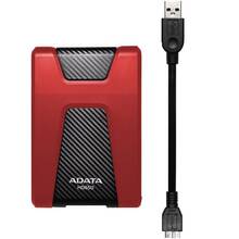 Зовнішній жорсткий диск ADATA 2.5" 2TB (AHD650-2TU31-CRD)
