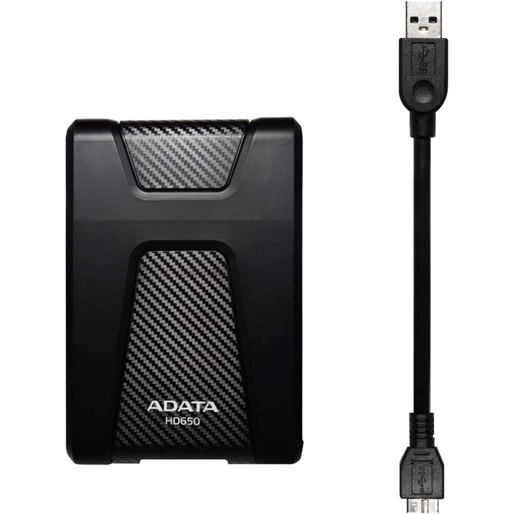 Внешний жесткий диск ADATA 2.5" 4TB (AHD650-4TU31-CBK) Емкость 4 Тб