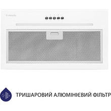 Витяжка MINOLA HBI 5664 WH GLASS 1000 LED Line