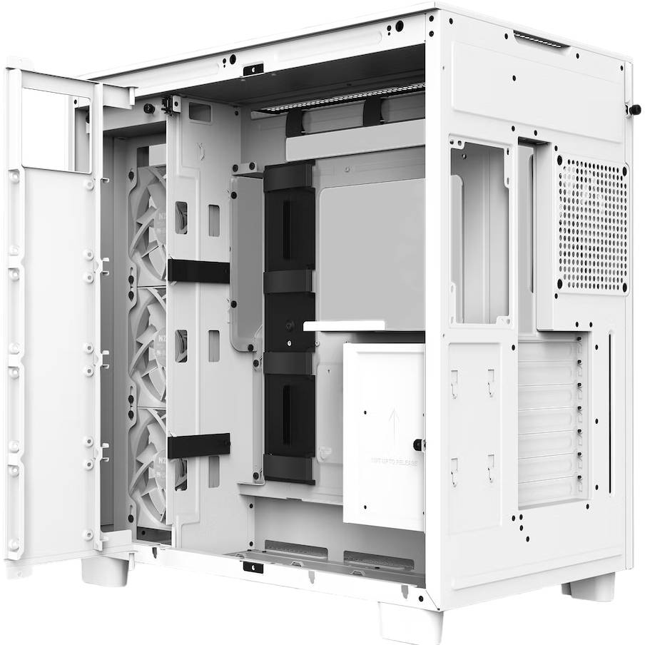 Внешний вид Корпус NZXT H9 Flow Edition ATX Mid Tower White (CM-H91FW-01)