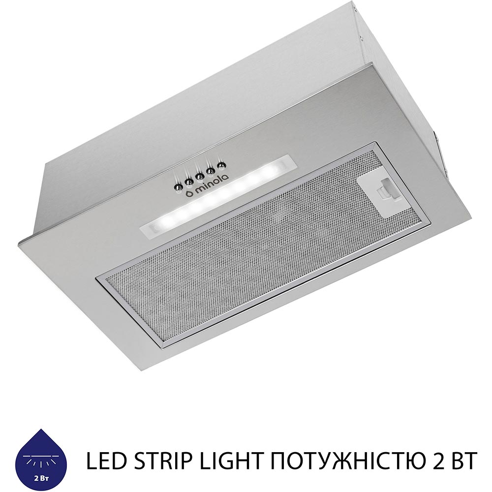 Вытяжка MINOLA HBI 5323 I 800 LED Режим работы отвод