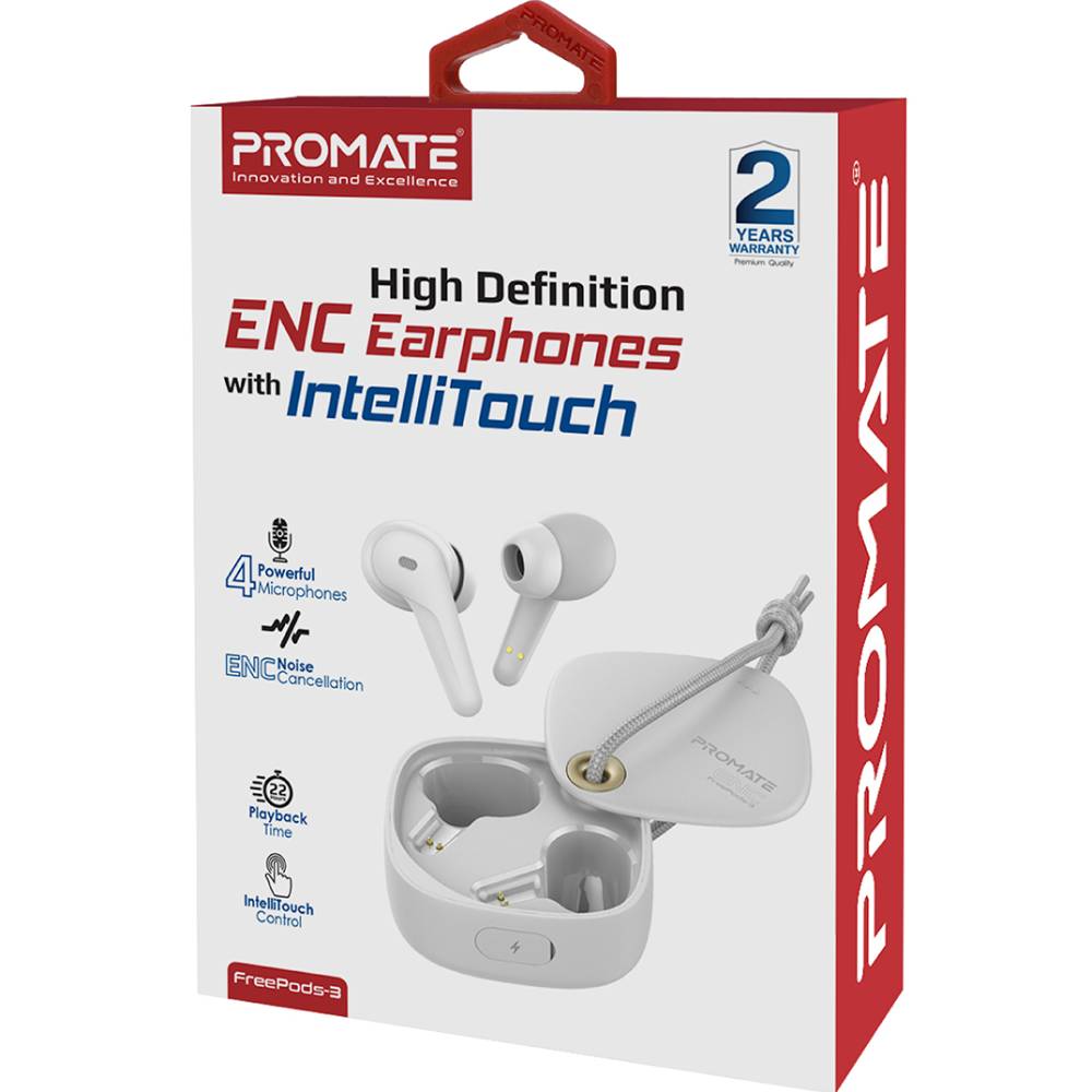 Гарнітура PROMATE freepods-3.white Вид гарнітура