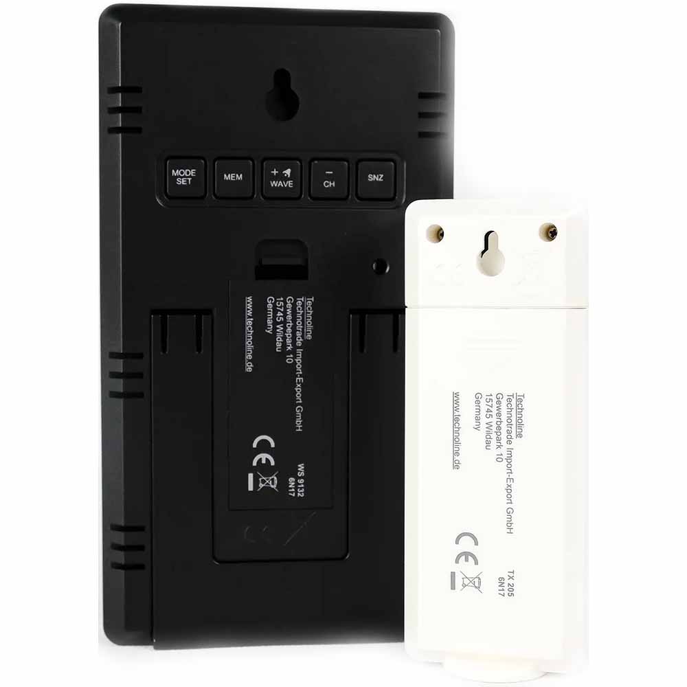 Метеостанция TECHNOLINE WS9132 Black Назначение домашний