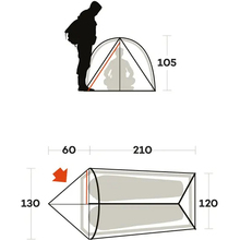 Палатка FERRINO Thar 2 Sand (91040NSS)