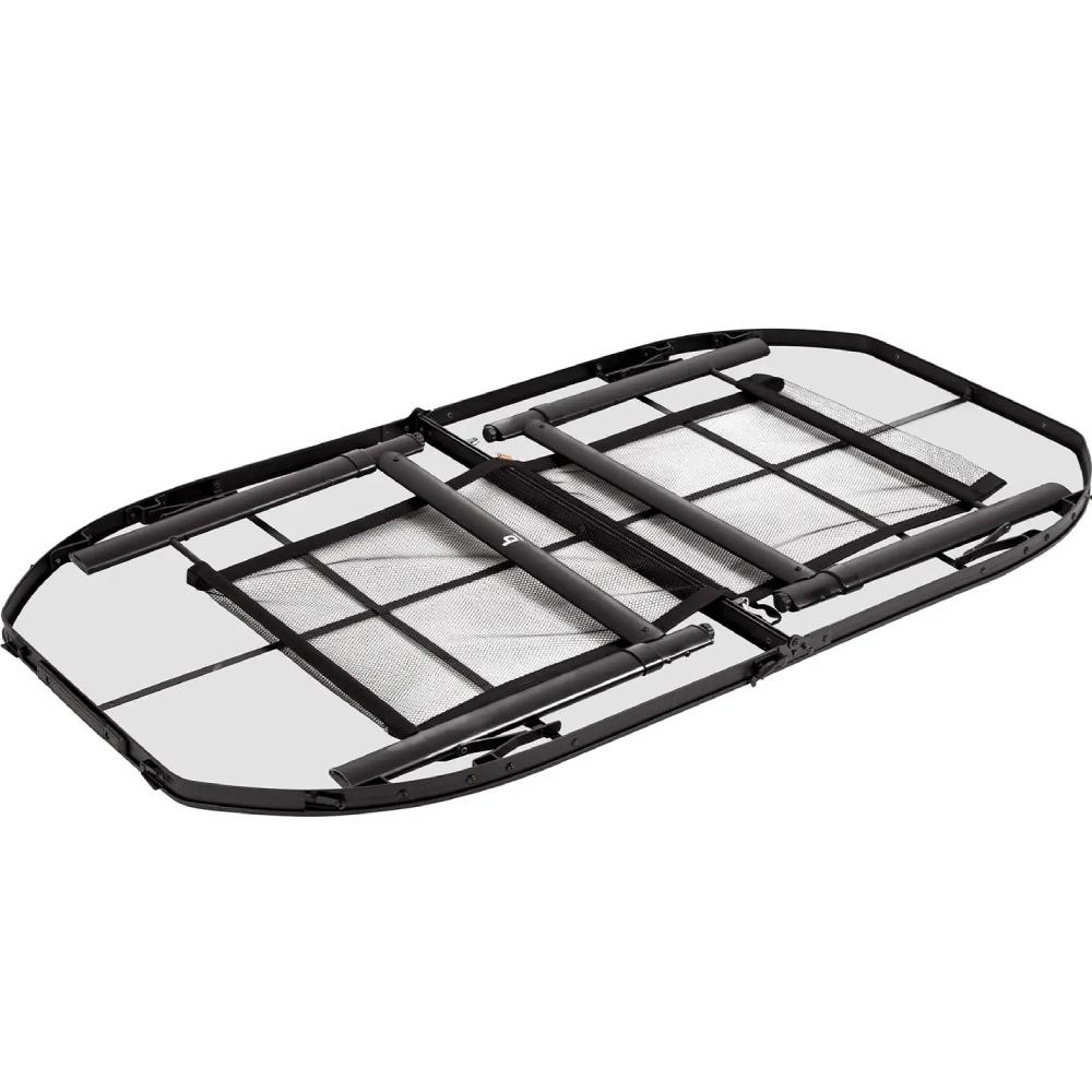 Стіл BO-CAMP Woodbine Oval 150 x 80 см Black/Wood look (1404230) Матеріал стільниці МДФ