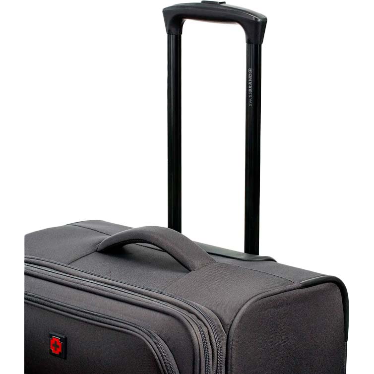 Валіза SWISSBRAND Hamilton L Black (SWB_LLHAM001L) Особливості телескопічна ручка