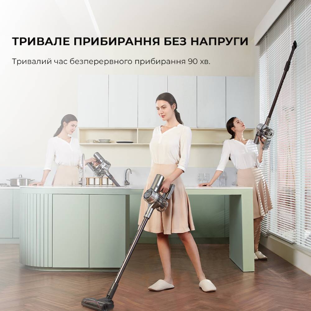 Пилосос DREAME V12 Cordless Vacuum Cleaner Потужність, що споживається 550