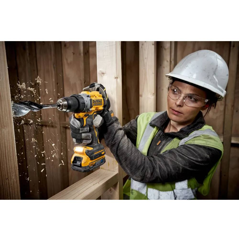 Дриль-шуруповерт DEWALT XR Li-Ion PowerStack (DCD800E1T) Тип живлення акумулятор