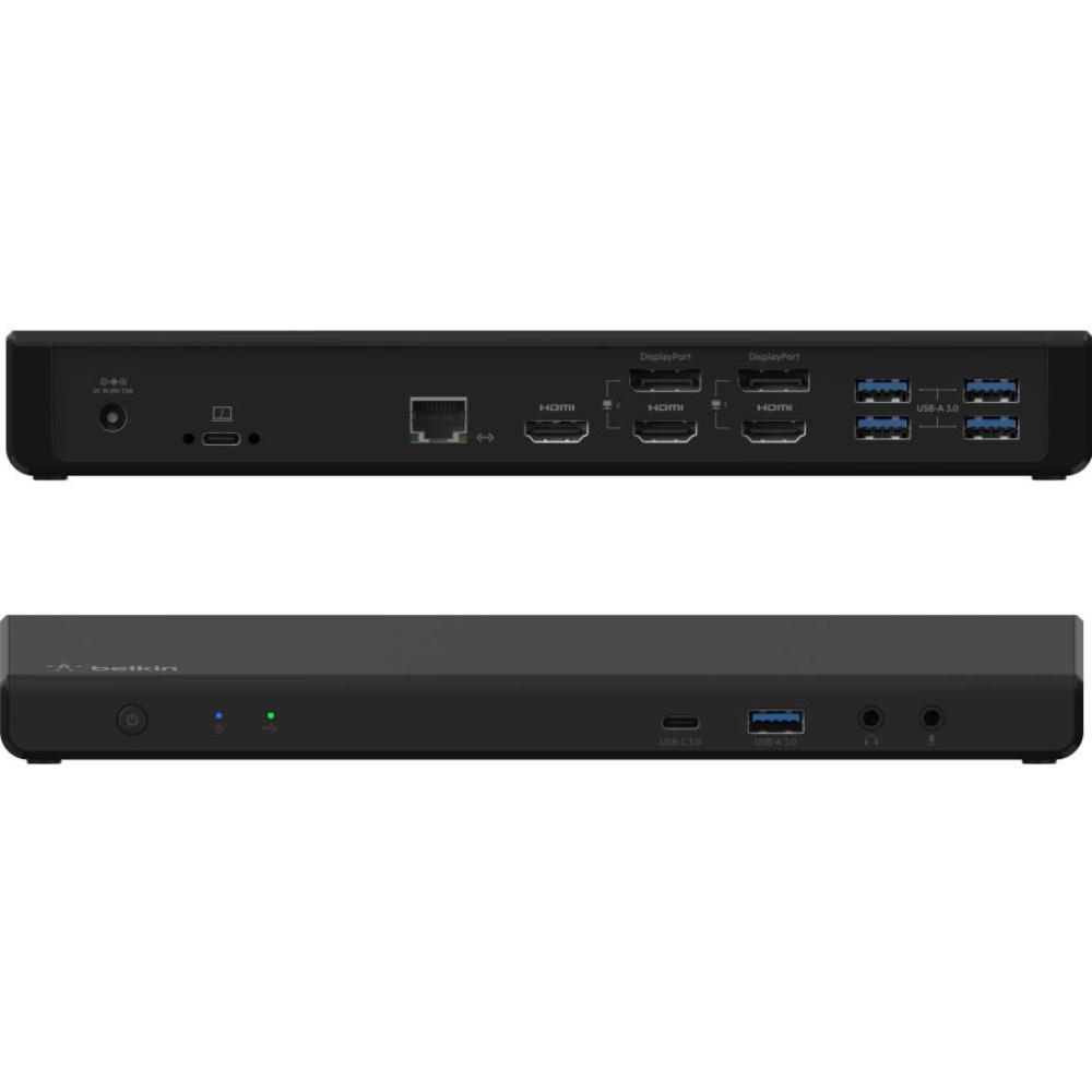 Фото Док-станція BELKIN USB-C Triple Display Dock Black (INC007VFBK)