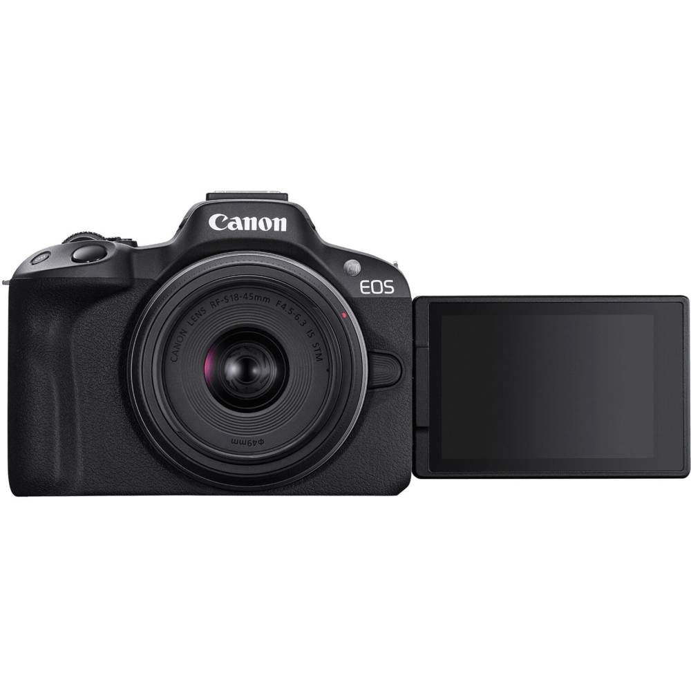 Фотоапарат CANON EOS R50 + RF-S 18-45 IS STM + RF-S 55-210 IS STM Black (5811C034) Тип матриці CMOS (КМОП)