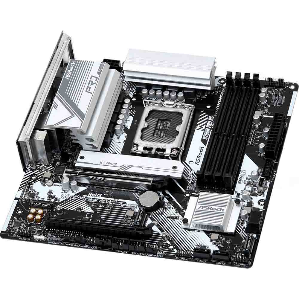 Материнська плата ASROCK B760M PRO RS Частота роботи пам'яті 4800