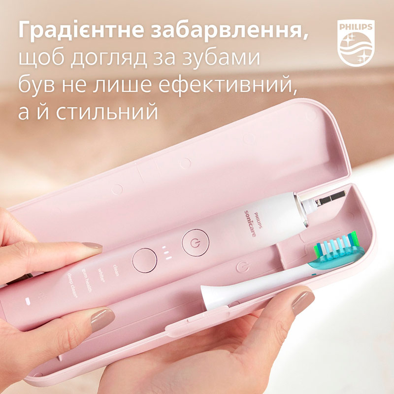 В інтернет магазині Зубна щітка PHILIPS Sonicare DiamondClean Gradient Pink White (HX9911/84)