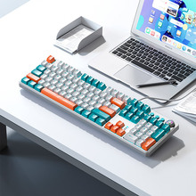 Клавиатура AULA F2088 PRO + 9 Orange keys KRGD Blue EN/UA White/Blue (6948391234908)