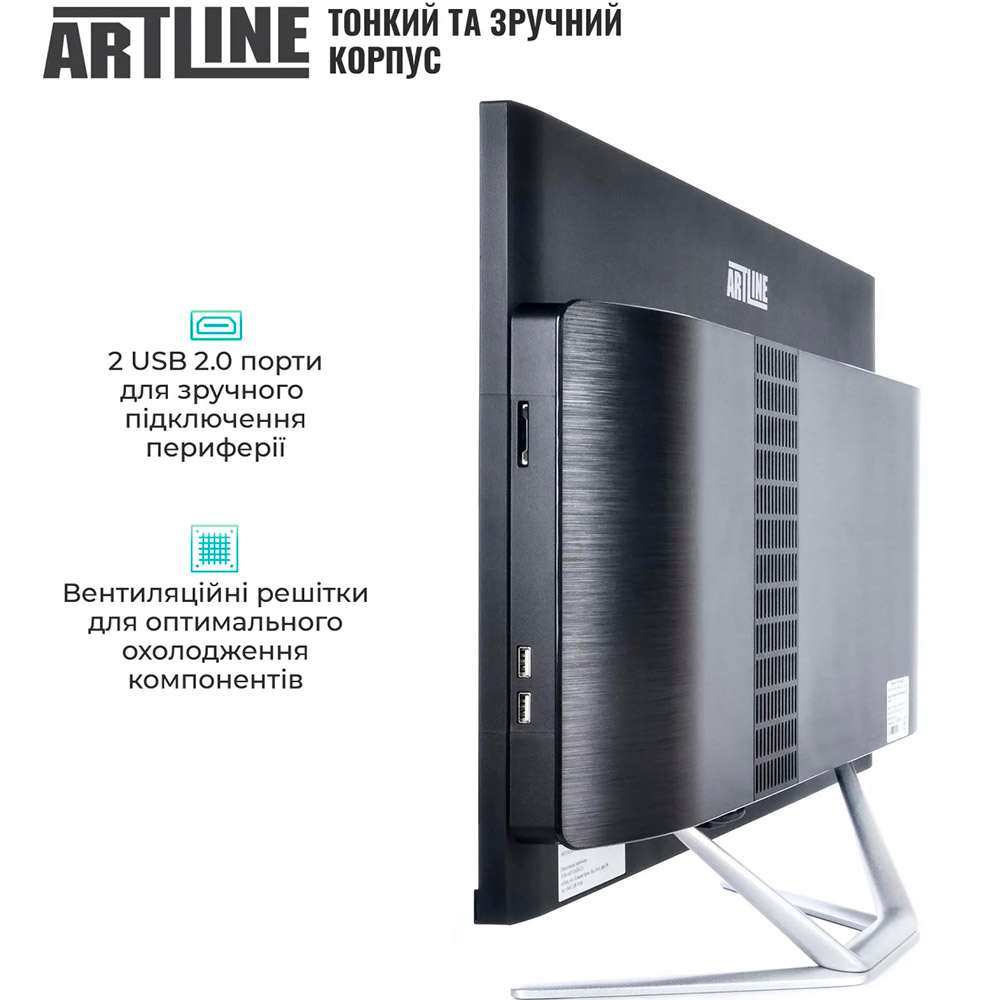 Зовнішній вигляд Моноблок ARTLINE Gaming G75v50Win