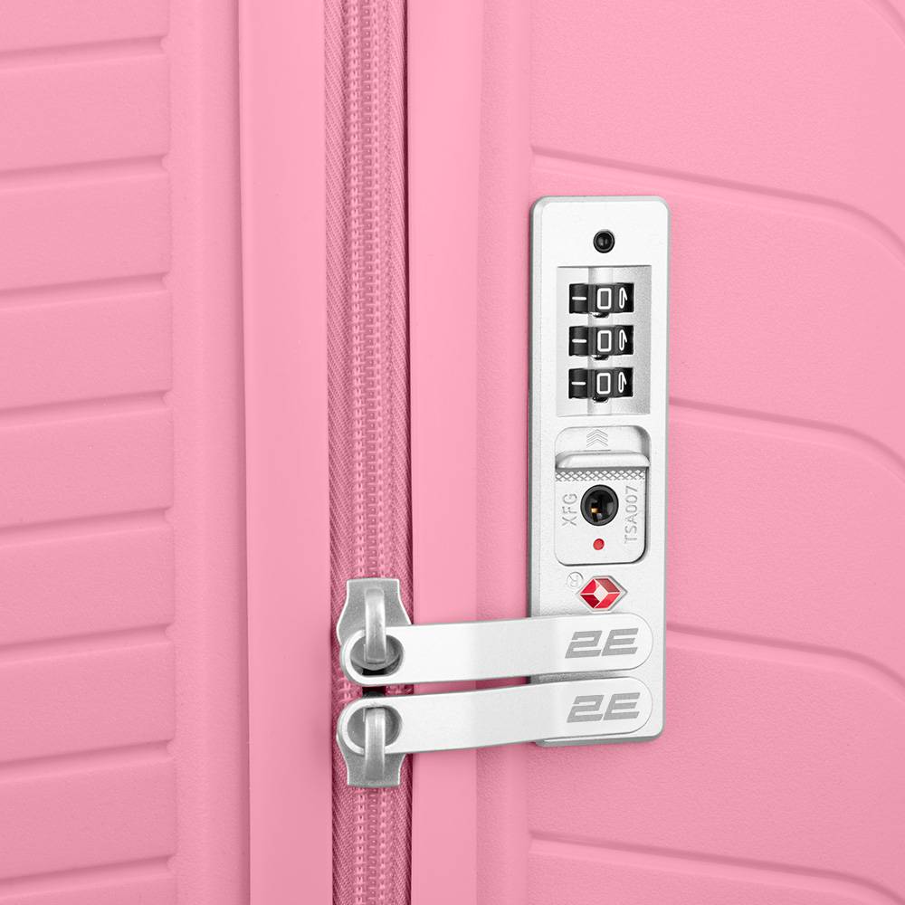 Зовнішній вигляд Валіза 2E SIGMA L 4 колеса Pink (2E-SPPS-L-PK)