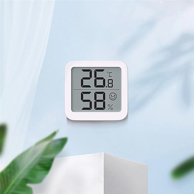 Термогігрометр Xiaomi MiiiW Thermo-Hygrometer Mini White (MWTH02) Вбудовані пристрої термометр