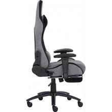 Крісло GT RACER X-2534-F Fabric Gray/Black Suede